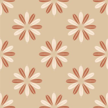  arka plan için çiçekli soyut geometrik seamless modeli