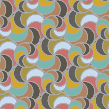 soyut geometrik renk desenli vektör çizimi