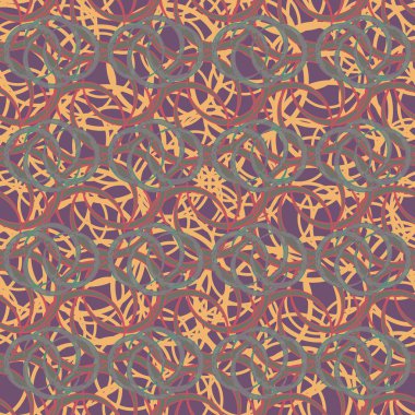 vektör çizim arka planı için daireler ile seamless modeli   