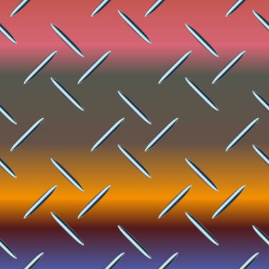 parlayan oluklu demir doku, paslanmaz çelik desen, vektör çizim 