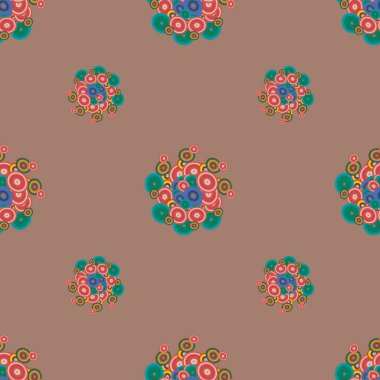 soyut geometrik renkli Dikişsiz desen arka plan için vektör çizim