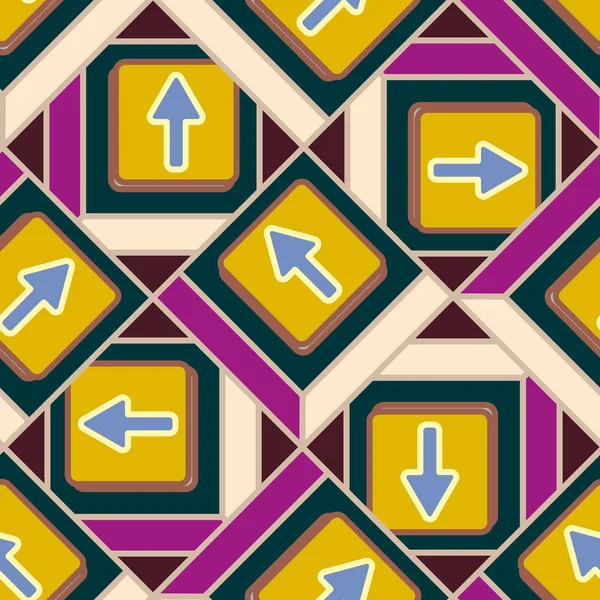 Kot düğmeleri Dikişsiz desen vektör çizim ile 