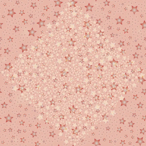 Абстрактный Геометрический Красочный Бесшовный Узор Звездами Векторная Иллюстрация — стоковый вектор