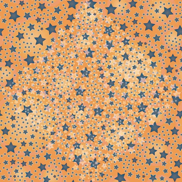 Abstracto Geométrico Patrón Inconsútil Colorido Con Estrellas Ilustración Vectorial — Vector de stock