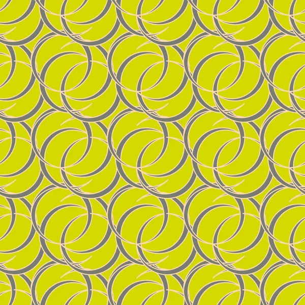 Illustration Vectorielle Motif Sans Couture Avec Des Cercles Pour Arrière — Image vectorielle