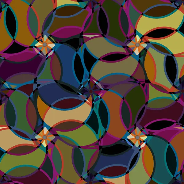 Абстрактний Геометричний Барвистий Візерунок Векторні Ілюстрації — стоковий вектор