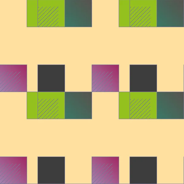 Cubes Graphiques Carrés Fond Illustration Vectorielle Abstraite Transparente — Image vectorielle