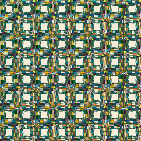 Soyut kaleydoskop desen renkli mozaik küre ile