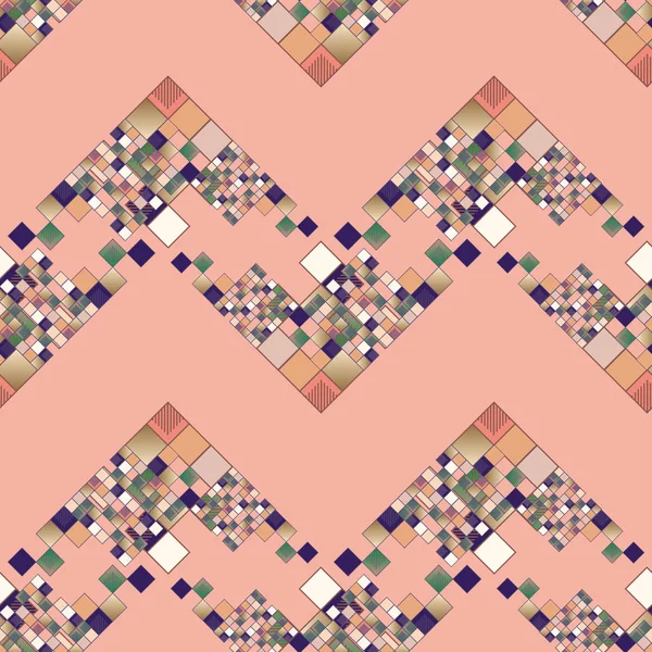 Mosaïque Illustration Vectorielle Cubes Carrés — Image vectorielle