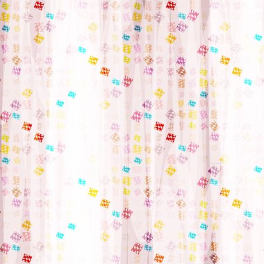 soyut geometrik renkli Dikişsiz desen arka plan için vektör çizim