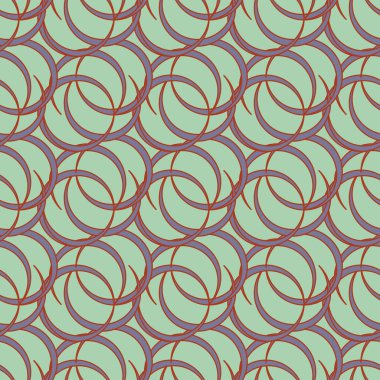 vektör çizim arka planı için daireler ile seamless modeli   