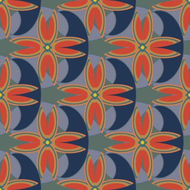 Sorunsuz çiçek desenli arka plan.