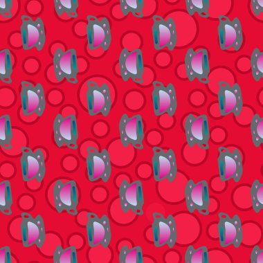 Bardak kahve veya çay arka plan seamless modeli üzerinde noktalı.