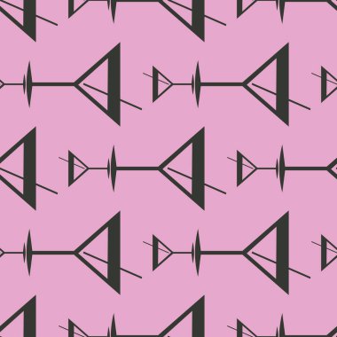 Tropik kokteyller desen, renkli kesintisiz vektör çizim