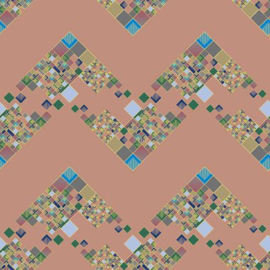 grafik küpleri ve kareler arka plan, sorunsuz tasarlamak vektör çizim 