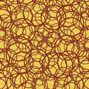 vektör çizim arka planı için daireler ile seamless modeli   