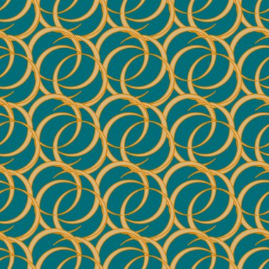 vektör çizim arka planı için daireler ile seamless modeli   