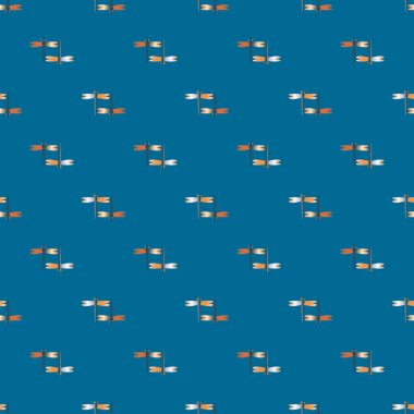 Yusufçuk seamless modeli. Vektör çizimler.