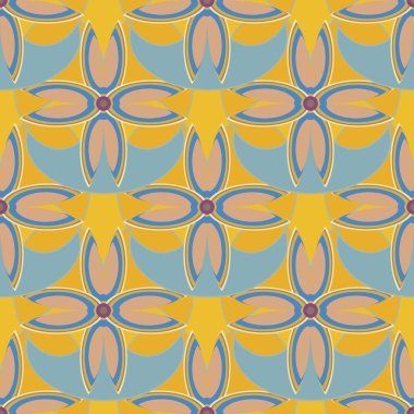 Sorunsuz çiçek desenli arka plan.