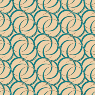 vektör çizim arka planı için daireler ile seamless modeli   