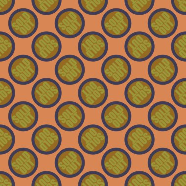 Dikişsiz desen, vektör çizim sattı