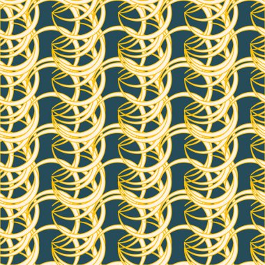 vektör çizim arka planı için daireler ile seamless modeli   