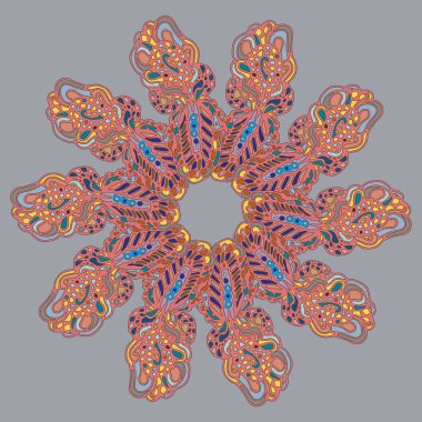 Stil zentangle yeni simetrik mandala doodle ile sanat esin kaynağı oldu. Duvar kağıdı, desen dolgularını, web sayfaları, yüzey dokuları için dekoratif nesne-ebilmek var olmak kullanılmış.