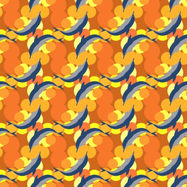 soyut geometrik renkli Dikişsiz desen arka plan için vektör çizim