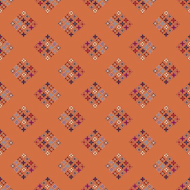  soyut çiçek geometrik Dikişsiz desen arka planı için