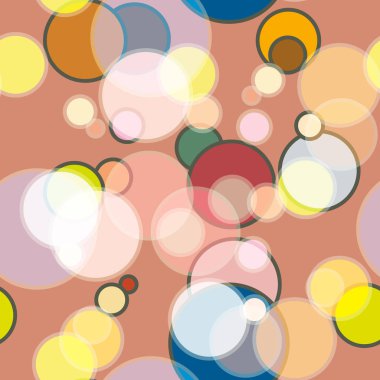 Daireler ile sorunsuz arka plan