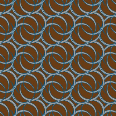 vektör çizim arka planı için daireler ile seamless modeli   