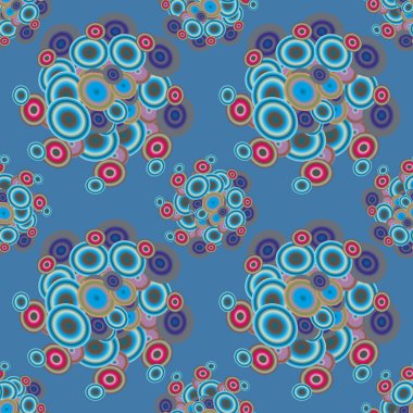 soyut geometrik renkli Dikişsiz desen arka plan için vektör çizim