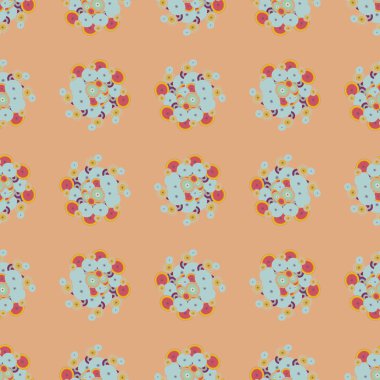 soyut geometrik renkli Dikişsiz desen arka plan için vektör çizim