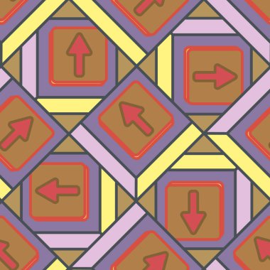 Kot düğmeleri Dikişsiz desen vektör çizim ile 