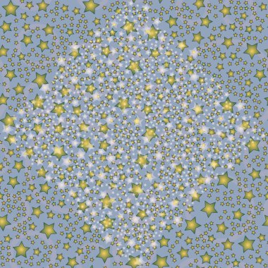 soyut geometrik renkli seamless modeli yıldız ile. Vektör çizim 