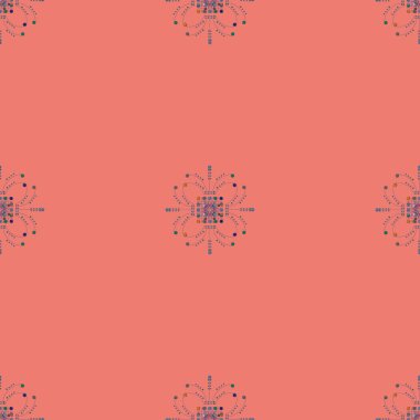 Vintage seamless modeli, vektör çizim 