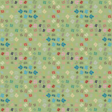 soyut geometrik renkli Dikişsiz desen arka plan için vektör çizim