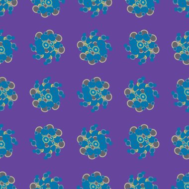 soyut geometrik renkli Dikişsiz desen arka plan için vektör çizim