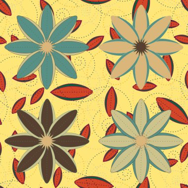 vektör çizim arka planı için seamless modeli   