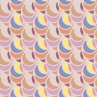 soyut geometrik renk desenli vektör çizimi