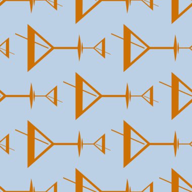 Tropik kokteyller desen, renkli kesintisiz vektör çizim