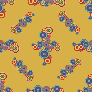 soyut geometrik renkli Dikişsiz desen arka plan için vektör çizim