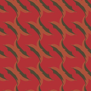 Dekoratif renkli seamless modeli sevimli yunuslar ile