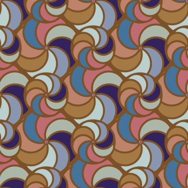 soyut geometrik renk desenli vektör çizimi