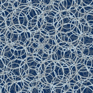 vektör çizim arka planı için daireler ile seamless modeli   