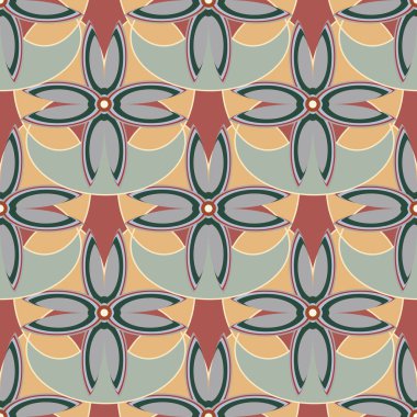 Sorunsuz çiçek desenli arka plan.