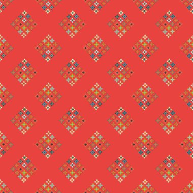  soyut çiçek geometrik Dikişsiz desen arka planı için