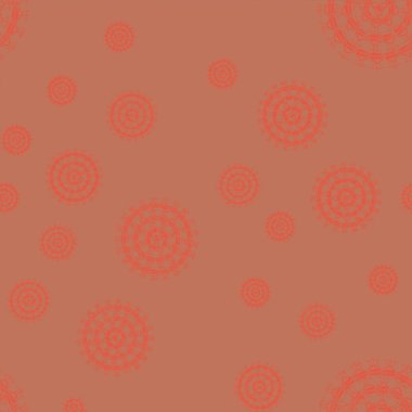 Sorunsuz soyut mandala desen. Basit şekiller oluşan süsleme. 