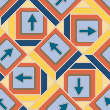 Kot düğmeleri Dikişsiz desen vektör çizim ile 