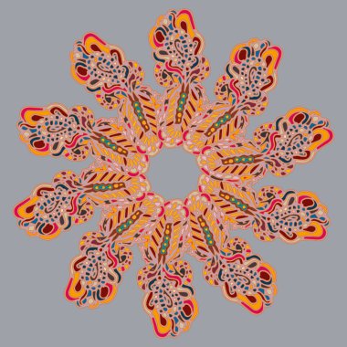 Stil zentangle yeni simetrik mandala doodle ile sanat esin kaynağı oldu. Duvar kağıdı, desen dolgularını, web sayfaları, yüzey dokuları için dekoratif nesne-ebilmek var olmak kullanılmış.